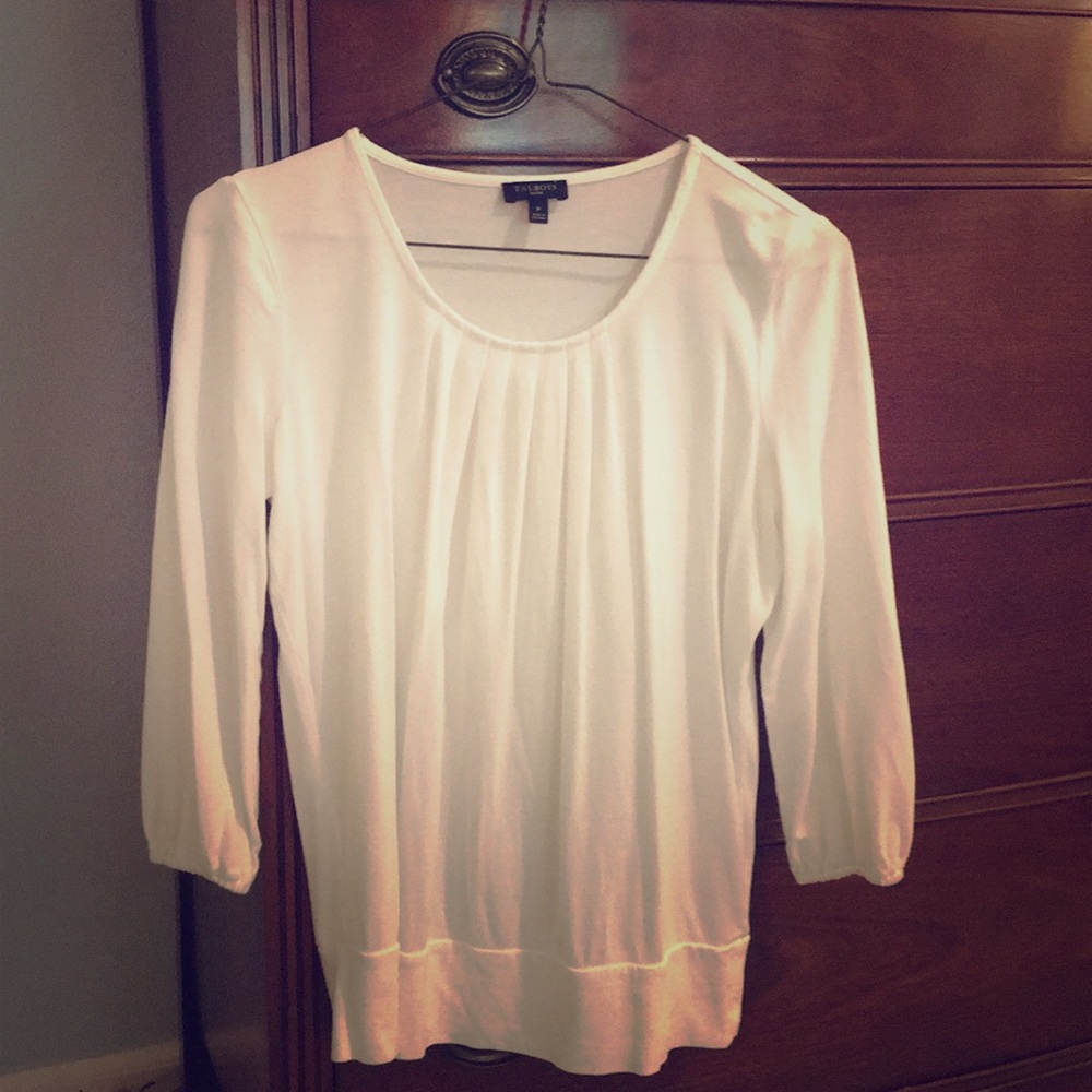 Talbots P XS white top